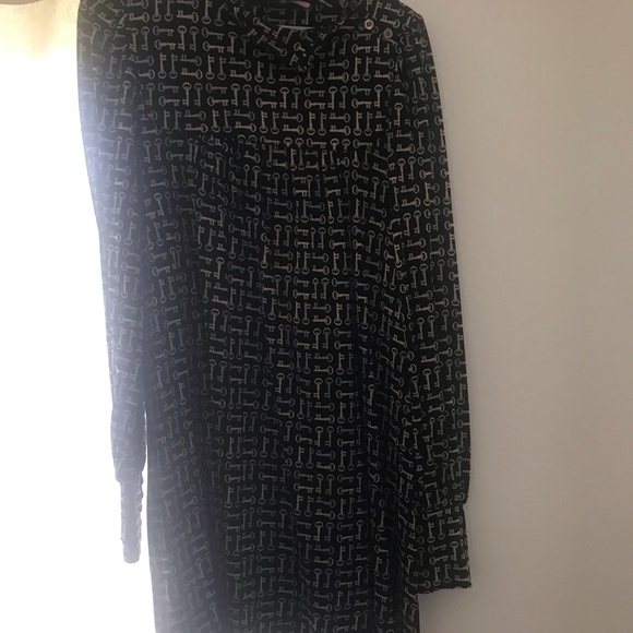 Juicy couture 100% silk key print dress - Picture 2 of 2